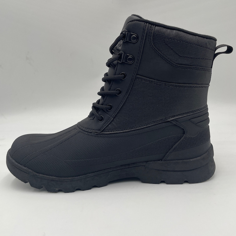 Lace-up Mid Winter Boots Rubber Outsole