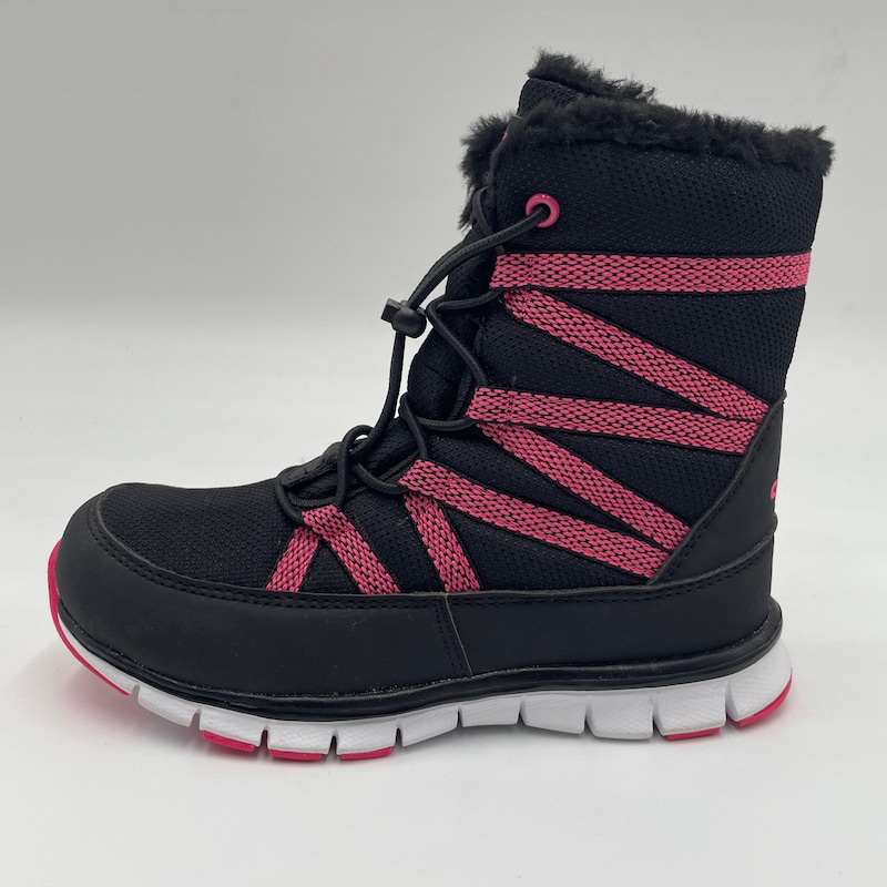 Kids Slip-on Winter Boots With Elastic-lacing