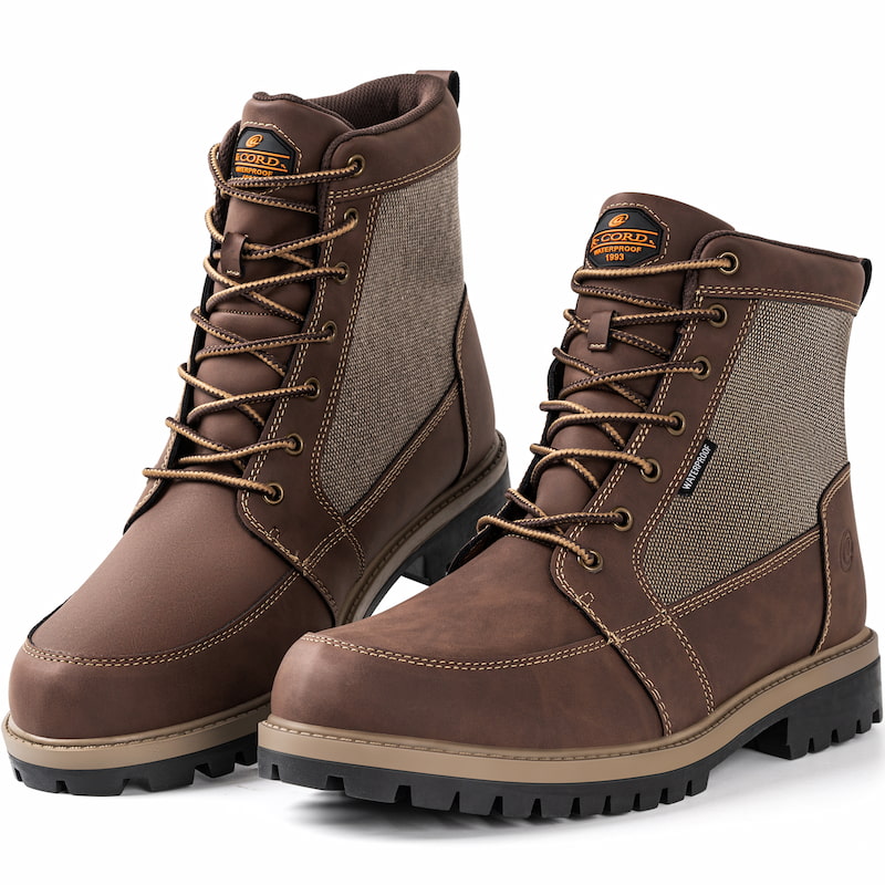Breathable Water-resistant Lace-up Mid Boots Men