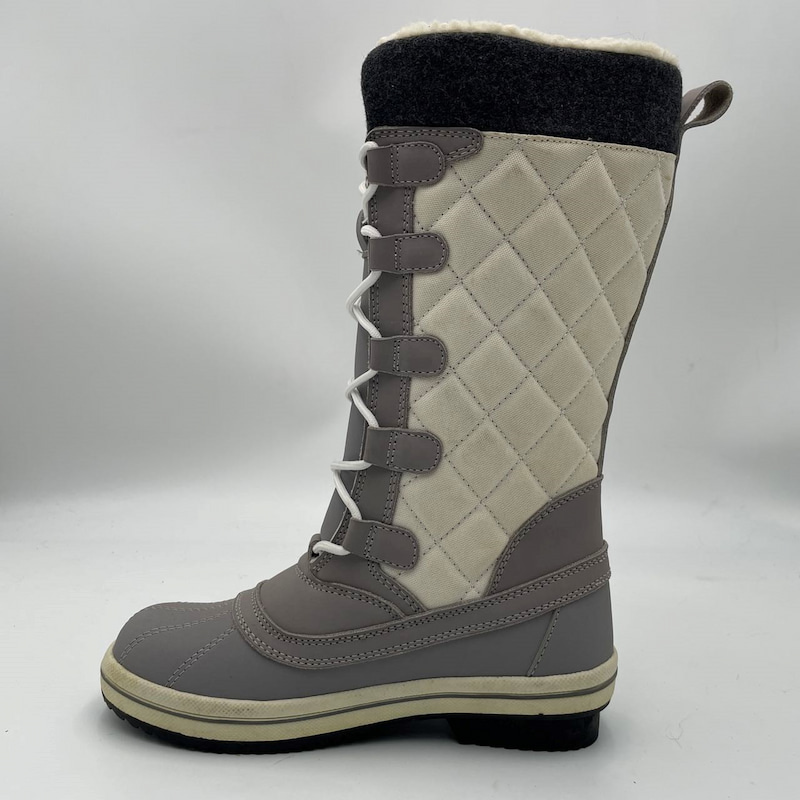 Water-resistant Faux Fur Tall Duck Boots