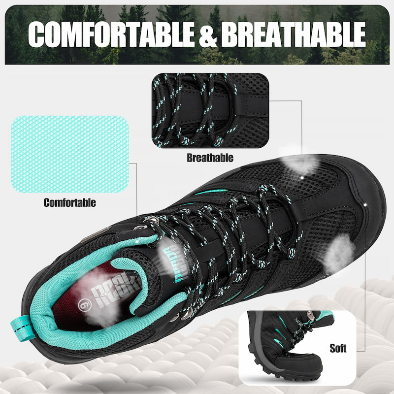 Comfortable Breathable Hiking Shoes Mesh Upper