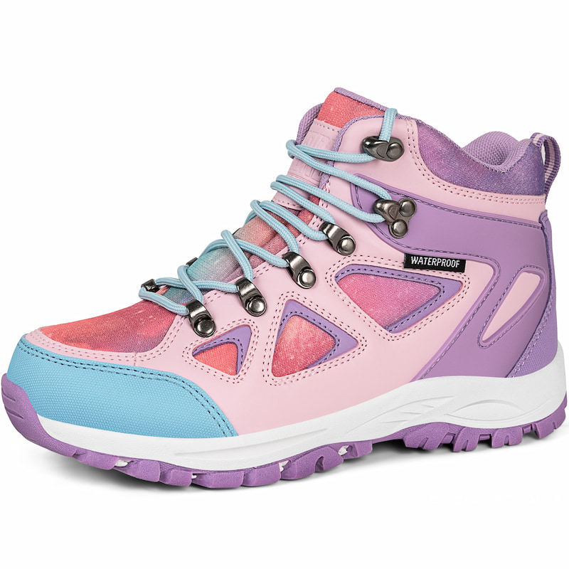Kids Water-resistant Hiking Shoes 3D Fabric