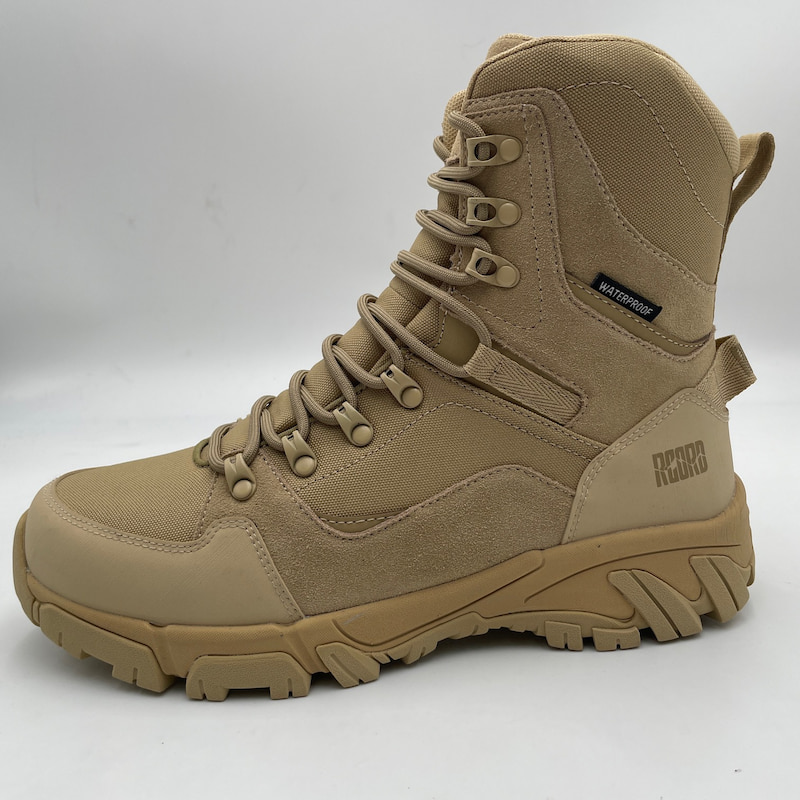 Water-resistant Combat Army Boots MD Midsole