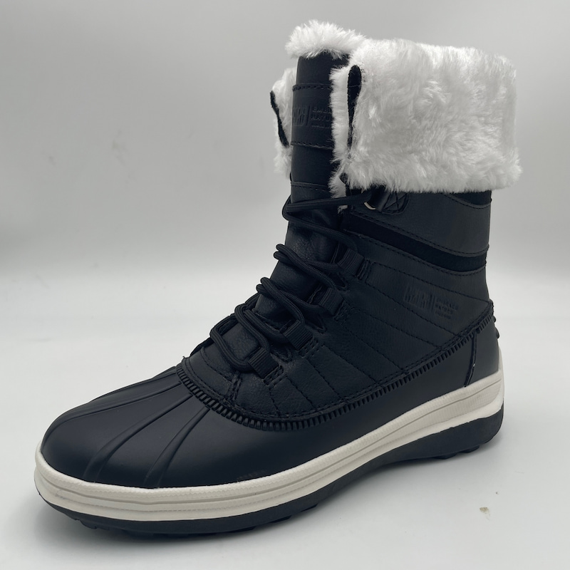 Water-resistant Lace-up Winter Boots TPR Outsole