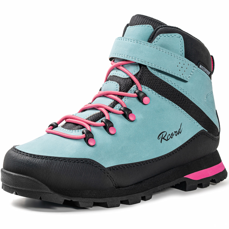 Kids Waterproof Hiking Boots Hook-and-Loop